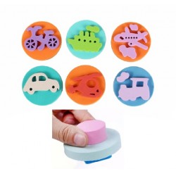 مجموعة 6 طباعات اليات متحركة ربل ايفا مع مسكة ربل